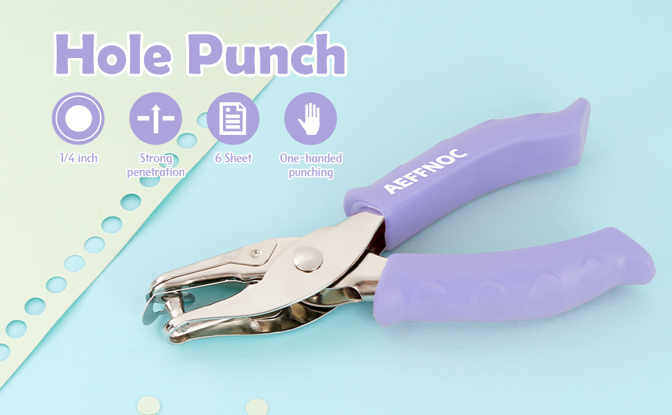 single hole punch