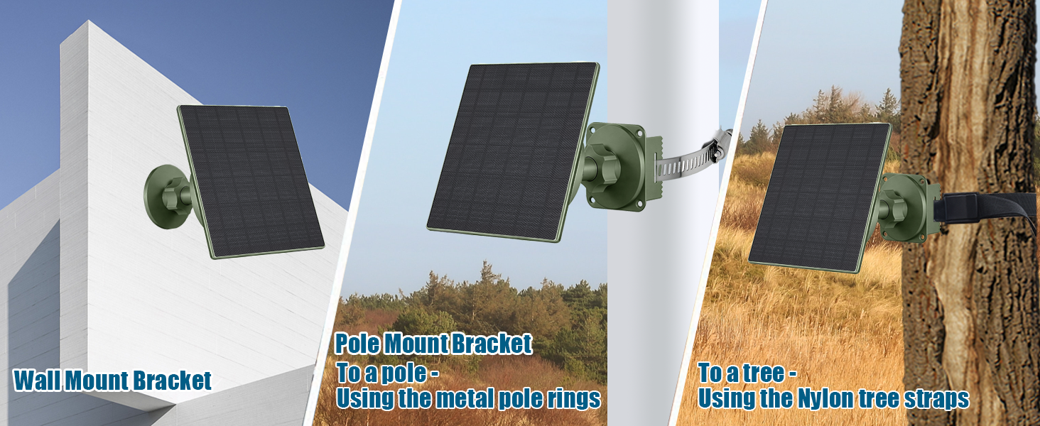 trail camera for solar panel