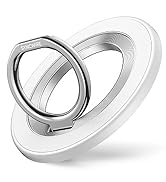SYNCWIRE Magnetic Phone Ring Holder for MagSafe, 360° Rotation Cell Phone Grip Stand Finger Ring ...