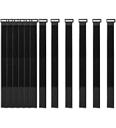 [16 Pack] 1 x 18" Hook and Loop Reusable Fastening Nylon Cable Securing Straps by YiwerDer- Durab...