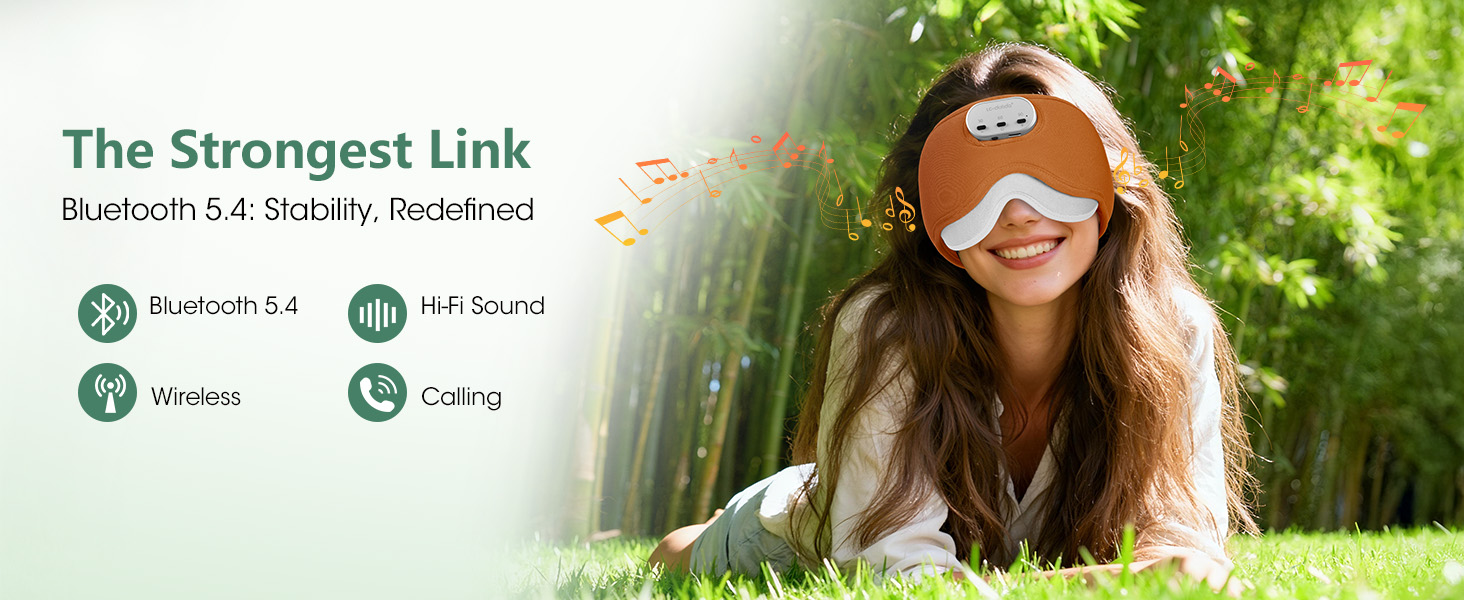 sleep mask with bluetooth headphones