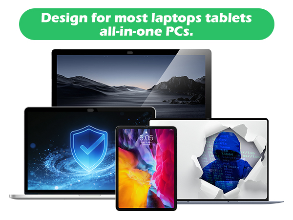 Design for most laptops, tablets,all-in-one PCs.