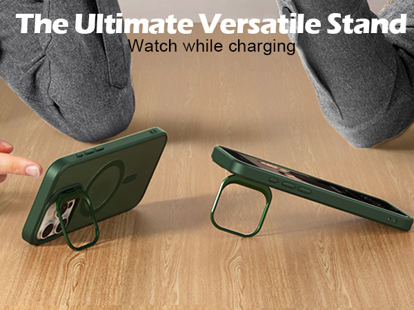 iPhone 15 Pro Max Case with Screen Protector &amp; Camera Lens Protector,Compatible with MagSafe