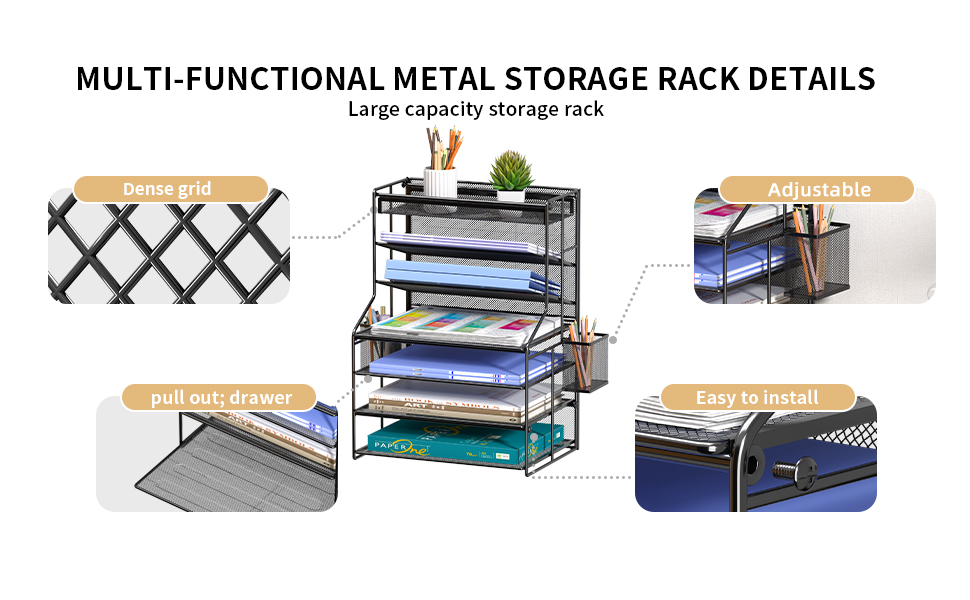 Desk File Organizer