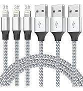Aukelan iPhone 13 12 11 Pro Max XR XS X 8 7 6 Plus SE and More USB Lightning Cable for iPhone Cha...