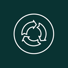 Visual 4: Recycle/Sustainability icon