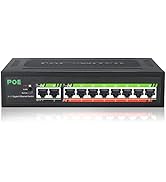 TEROW PoE Switch, 10 Port Gigabit Ethernet Network Switch( 8 PoE+ Port with 2 Extra Uplink Port),...
