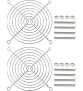 GDSTIME Stainless Steel 120mm Fan Grills Guard with Screws Nuts for 120x120mm PC Computer Case Co...