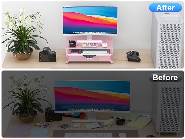 Desk Computer Monitor Stand Riser