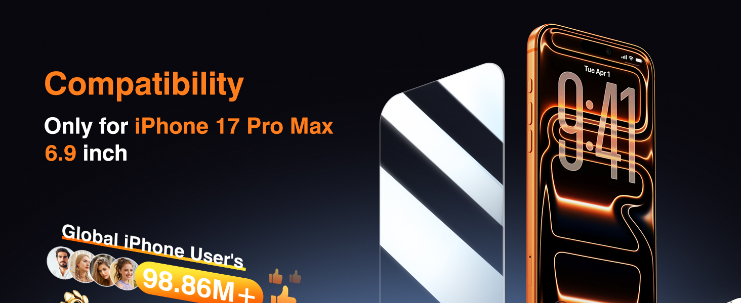 iphone 17 pro max screen protector