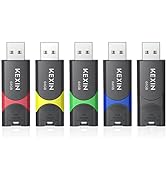 KEXIN Flash Drive 64GB USB 3.0 Flash Drive 64 GB Thumb Drive 5 Pack Memory Stick USB Drive Data S...