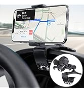 CHDFKKD Car Phone Holder Mount, 360 Degree Rotation Cell Phone Holder for Car, Dashboard Clip Mou...