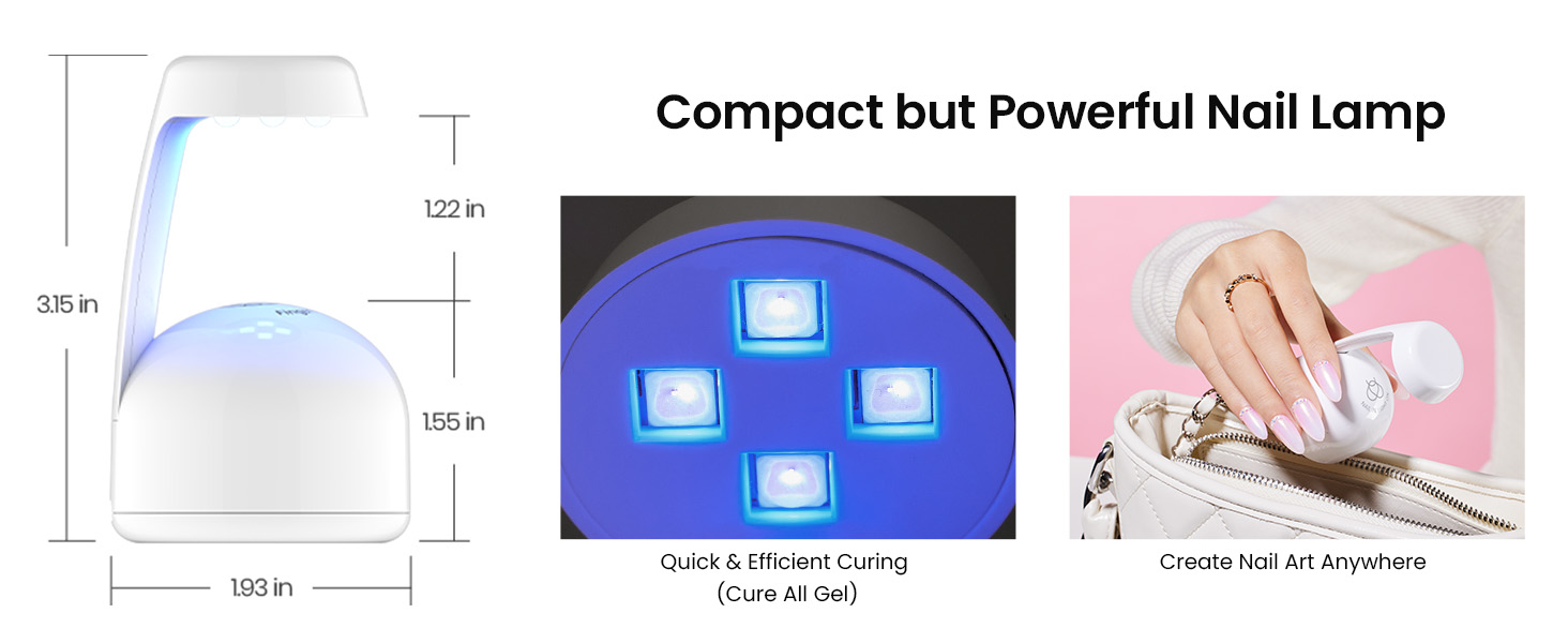 Compact but Powerful Nail Lamp