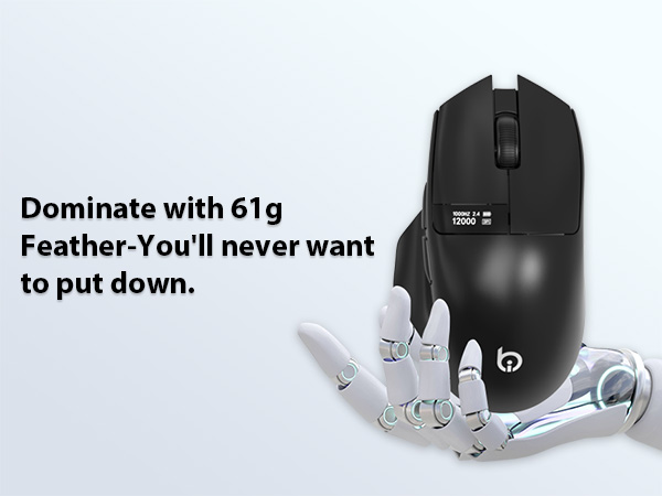 wireless mouse with dpi display