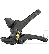 DOWELL PVC Pipe Cutter Ratchet Pipe Tube Cutter Cutting Tool Heavy Duty Teflon Coated Stainless S...