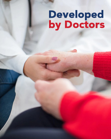 Developed by medical doctors with first-hand experience in managing joint conditions.