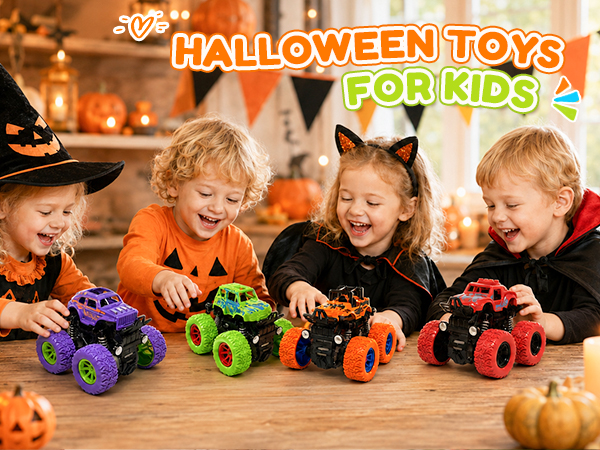 Halloween truck toys for toddlers and kids ages 2-4 3-5 4-7