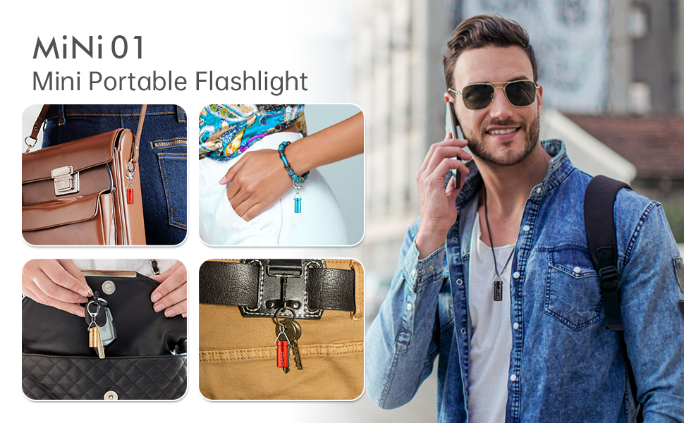 Mini keychain flashlight Small flashlight MINI 01