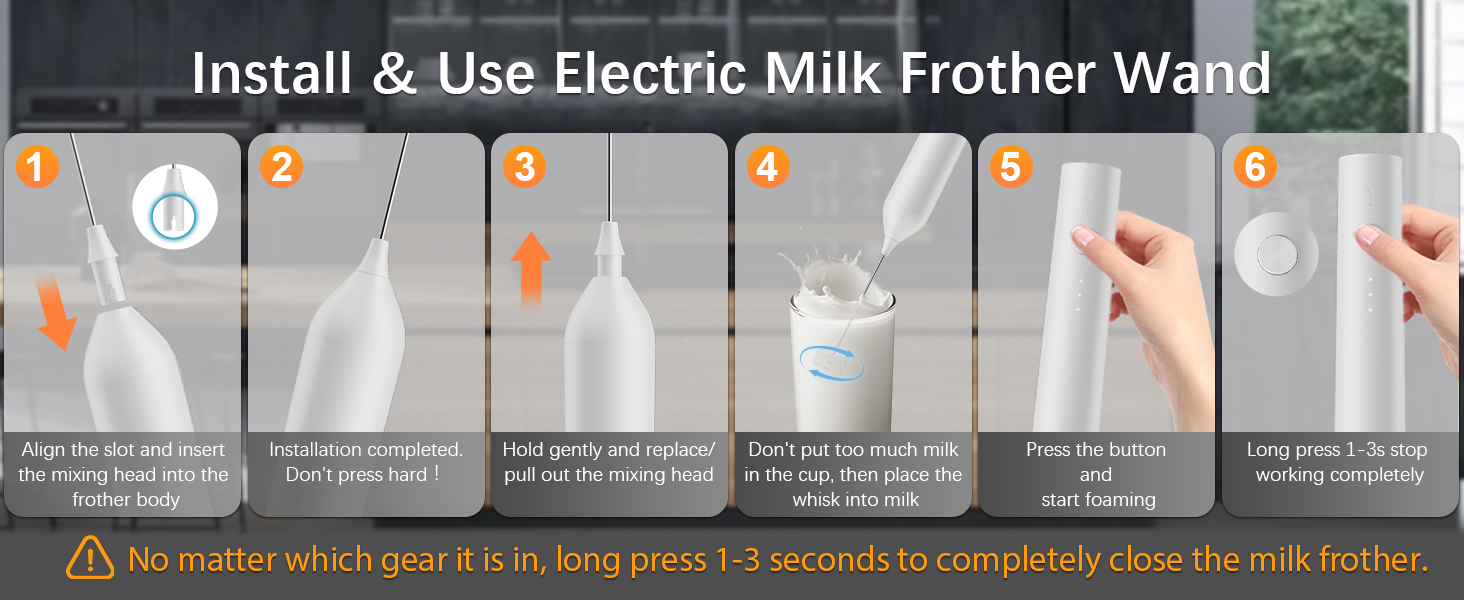 milk frother rechargeable