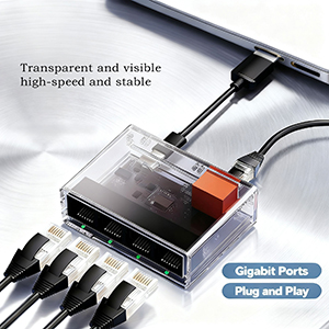 Gigabit Ethernet Splitter 1 to 4