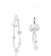 CMVFYL Beaded Camera Wrist Strap, Cute Phone Charms Strap, Pearl Bracelet Wrist Strap, Phone Keyc...