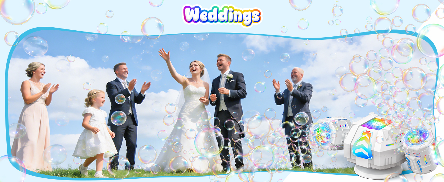 bubble machine for wedding