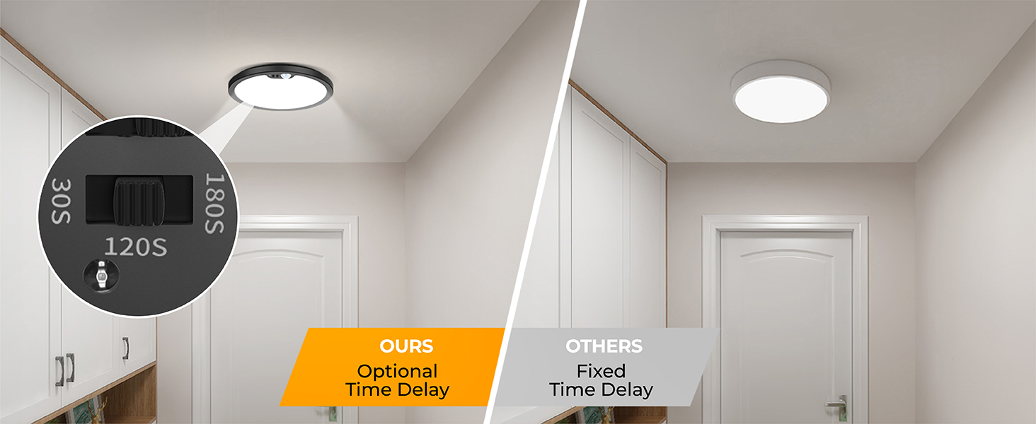 modern black energy 12inch 24w 24 w 120v 5000k 3000k 4000k color temperature