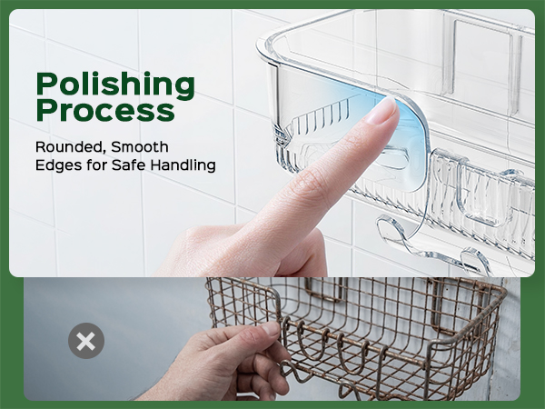 shower organizers and storage set