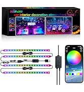 Car Led Strip Lights, RGB Truck Interior Lights with App Control, Under Dash Footwell Automotive ...