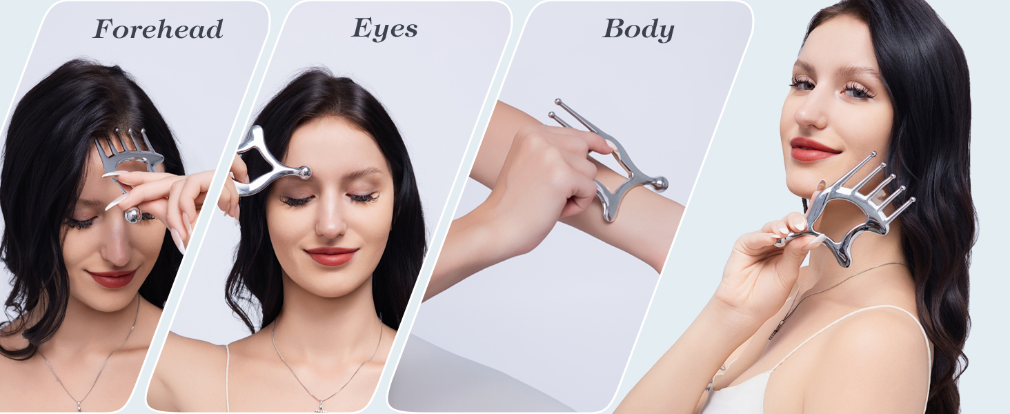 metal gua sha head scratcher scalp scraper scalp gua sha scalp massager gua sha comb for scalp