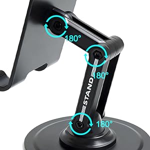 metal base phone stand