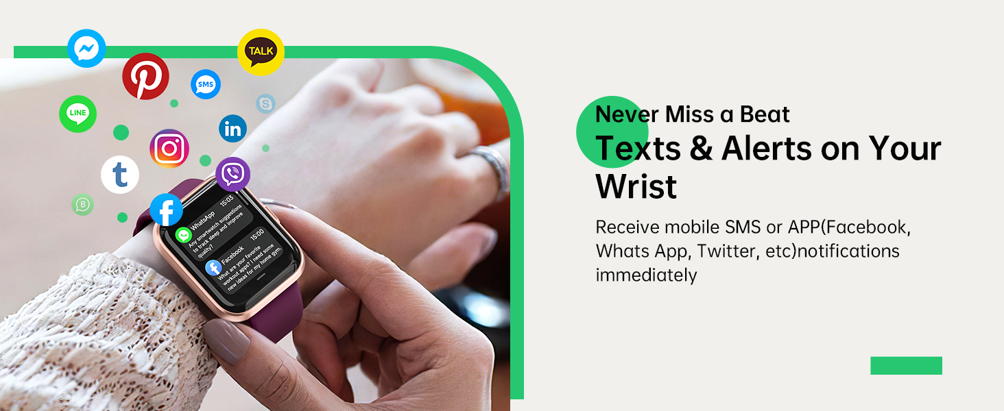 android smart watch with bluetooth calls/SMS/reminders