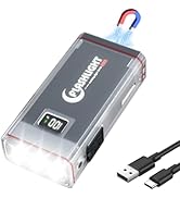 Minsk EDC Flashlight 3300 Lumen, Mini Flashlight with 11 Modes, USB-C Rechargeable &amp; LED Power Di...