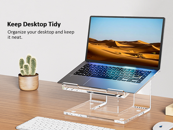 FUCDTEFC Acrylic Laptop Stand for Desk