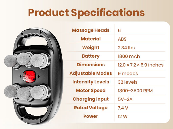 16 head massage gun