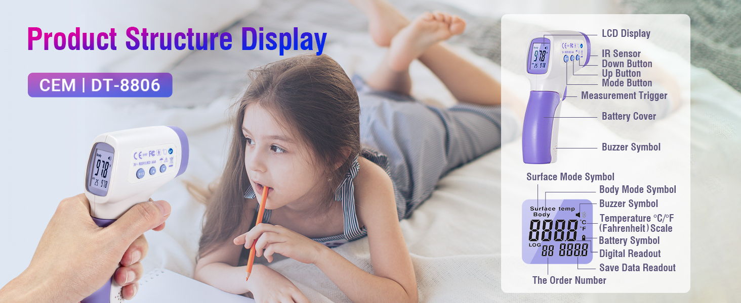 non-contact infrared thermometer