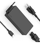 65W Type-C USB C Adapter Laptop Charger for Lenovo ThinkPad T470 T470s T480 T480S Chromebook 100e...