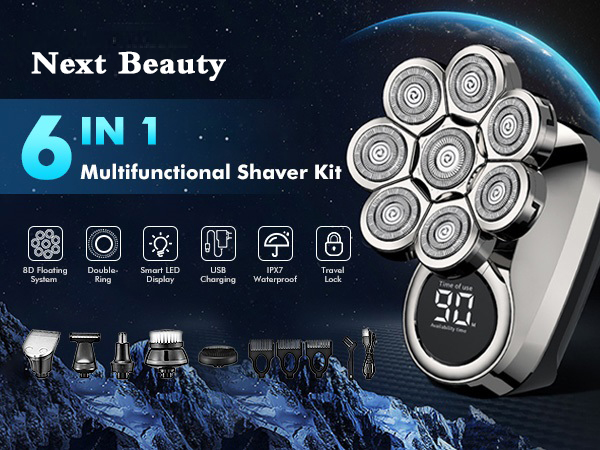 Upgraded 8D Head Shavers for Bald Men Bald Head Shaver