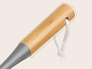 MR.SIGA Dish Brush with Bamboo Handle Built-in Scraper, Scrub Brush for Pans, Pots