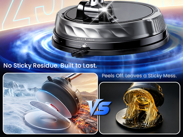 vacuum suction base car phone holder for iphone16/17/18promax