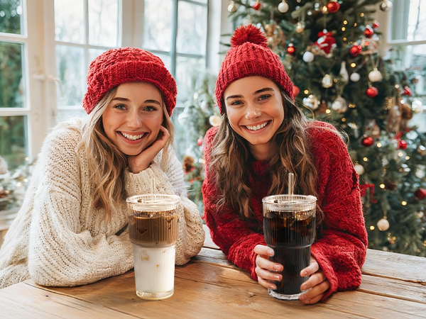 leak proof iced coffee cup