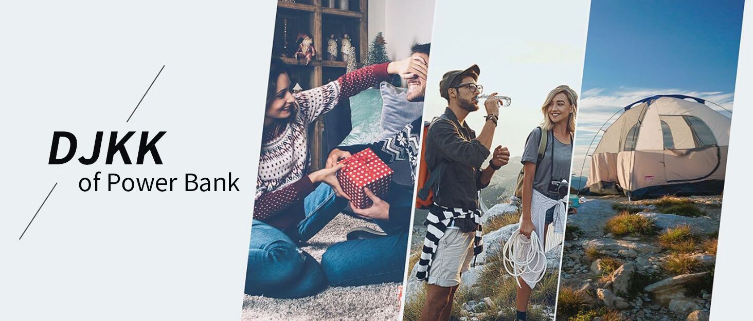 DJKK Portable Charger Power Bank Fast Charging External Battery Pack