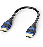 ApoJodly 4K Short HDMI Cable 6 inch, HDMI Cord 0.5FT High Speed HDMI to HDMI Cable 2.0(4K@60Hz, 2...