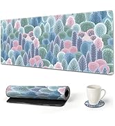 AIMSA Extended Gaming Mouse Pad, XL Large Keyboard Mouse Mat Desk Pad with Stitched Edges, Durabl...