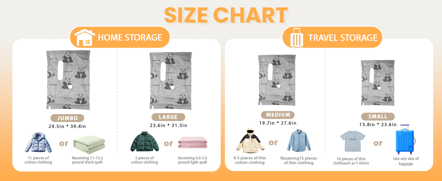 cozy essential vacuum storage bags