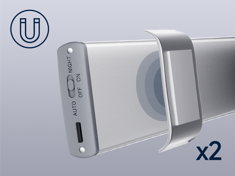 Magnetic suction lamp