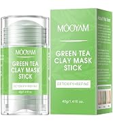 GUOYAOLIFU Green Tea Clay Mask Stick Cleansing Face Mask Detoxify and Refine Mud Mask for All Ski...