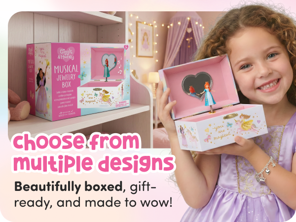 Princess musical jewelry box for girls