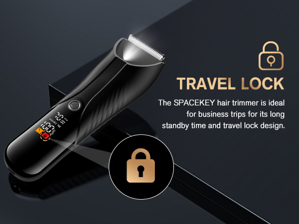 hair trimmer for men with travel lock