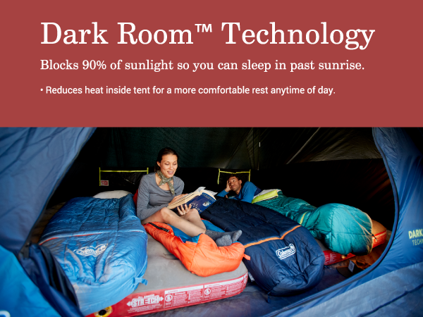 coleman skydome dark room technology block sunlight best sleep dark rest nice sunrise bright best
